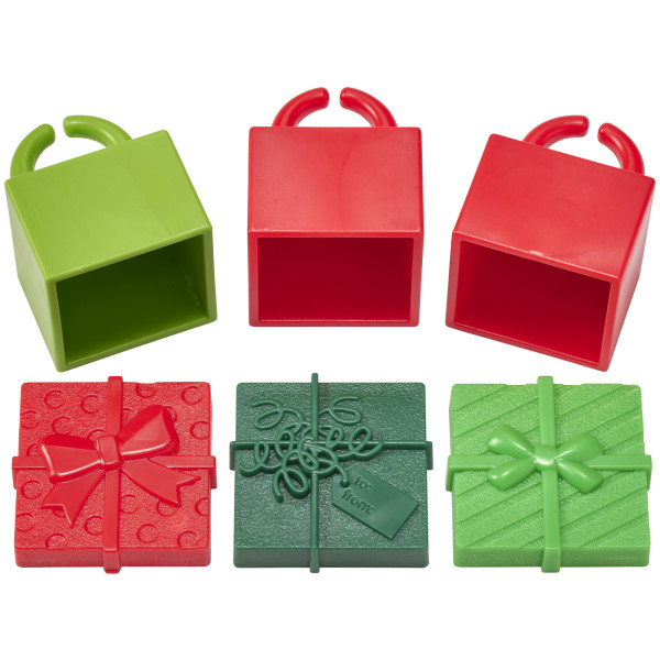 Fillable Festive Presents Cupcake Rings