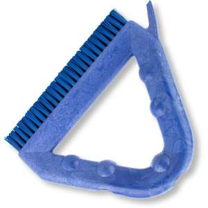 Carlisle, Sparta®, 9in, Color Coded Tile and Grout Brush, Polyester Bristles, Blue