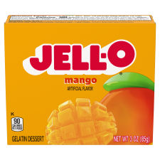 JELL-O Mango Gelatin Dessert, 3 oz Box