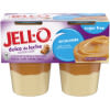 Jell-O Dulce de Leche Sugar Free Pudding Snacks, 4 ct Cups