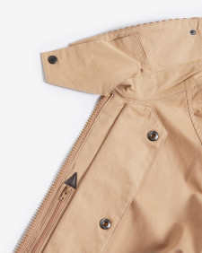 Transporter Oversized Casual Jacket Stone