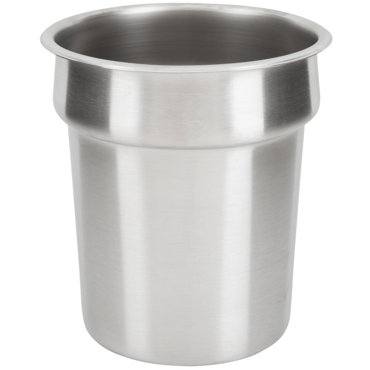 4 1/8-quart stainless steel inset