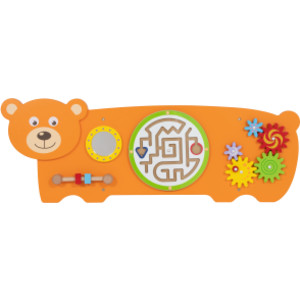Bear Activity Wall Panel - 18m+ - Toddler Activity Center