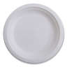 ECPEPP005, Eco-Products,Inc., Renewable and Compostable Sugarcane Plates, 10" dia, Natural White