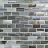 Agate Umbria 1×2 Brick Mosaic Pearl