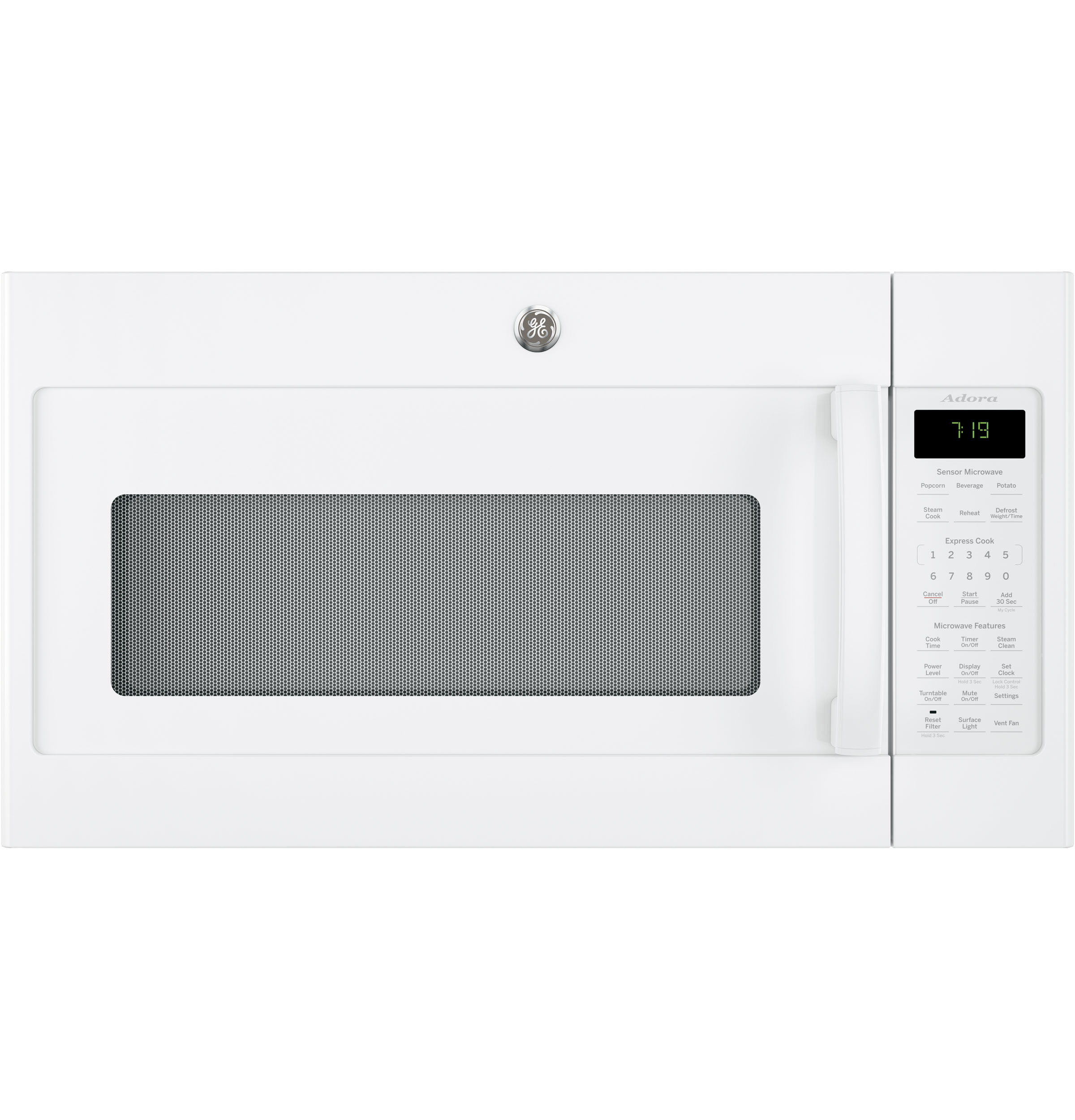 Adora series by GE® 1.9 Cu. Ft. Over-the-Range Sensor Microwave Oven