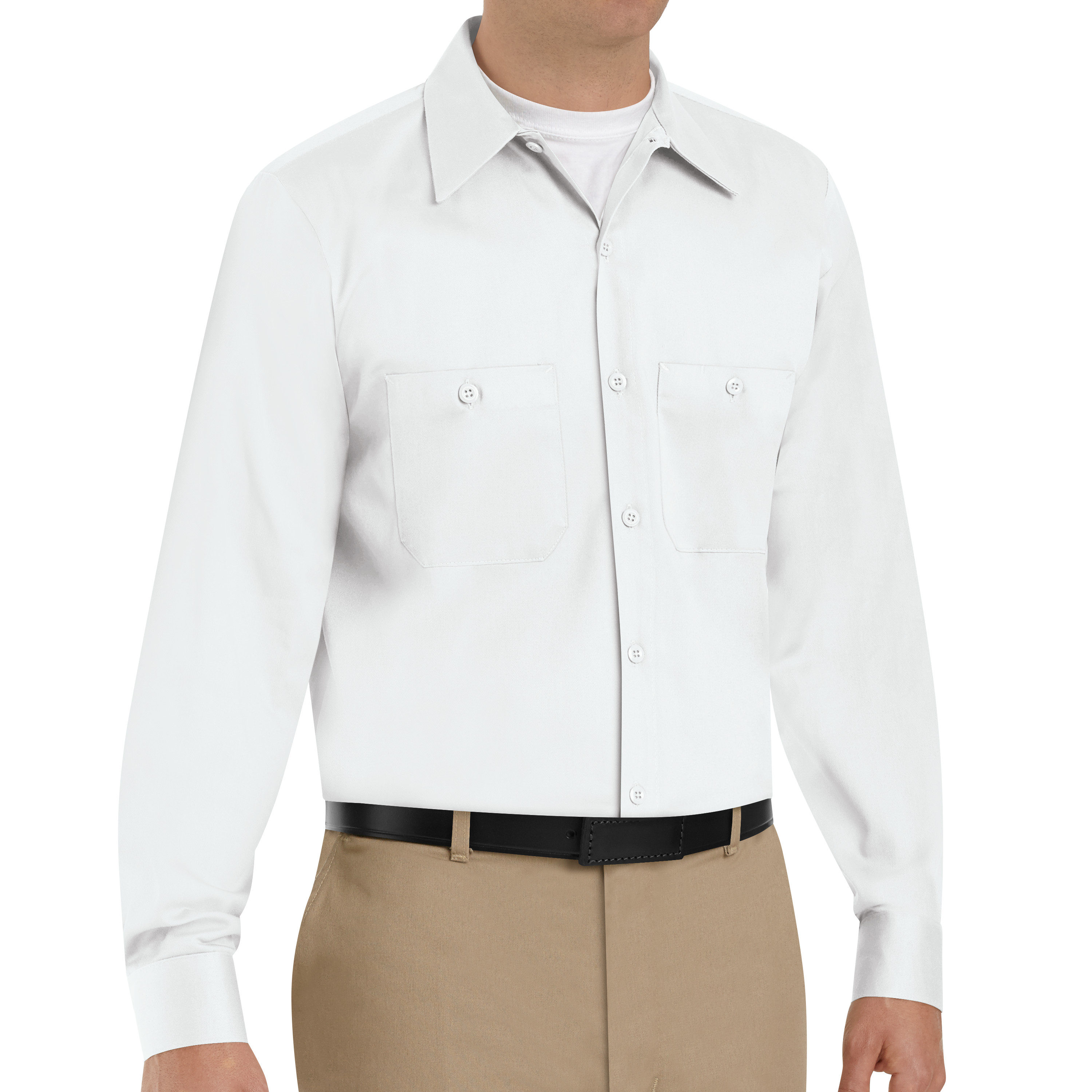 Red Kap Men's Long Sleeve Wrinkle-Resistant Cotton Work Shirt - Picture 36 of 37