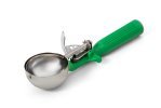 2.66-ounce one-piece thumb disher with green handle