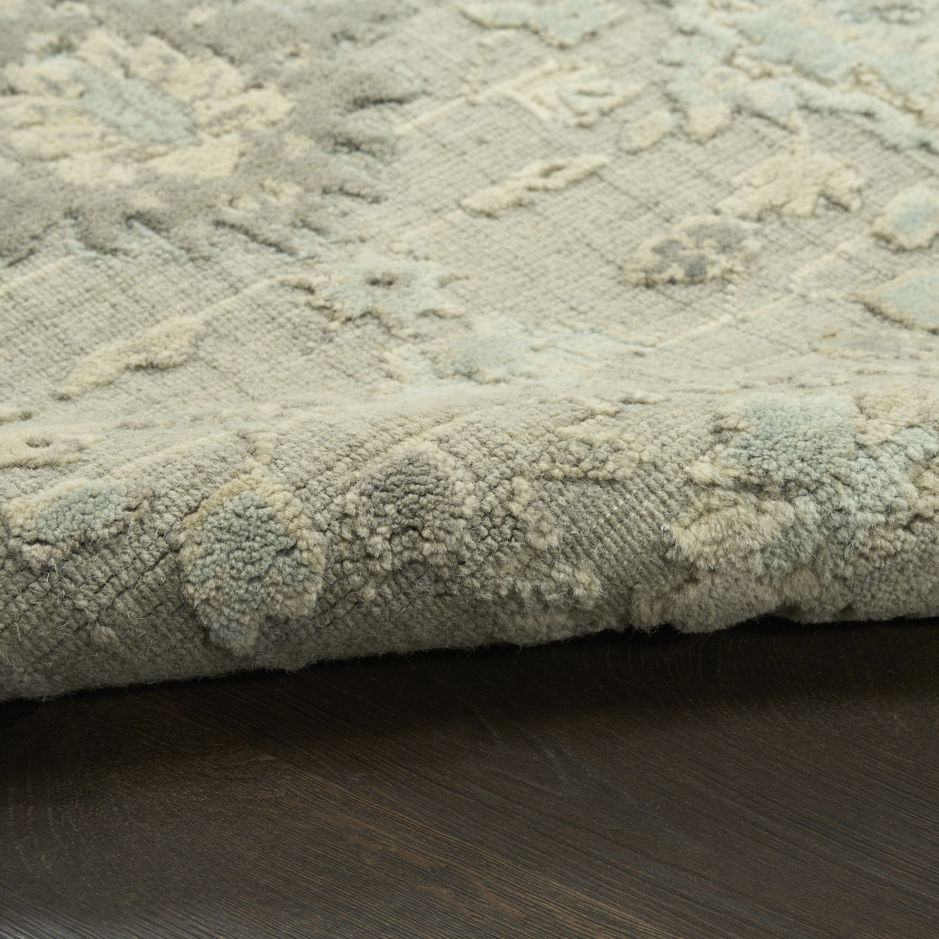 Nourison Ravello 7'9" x 9'9" Grey Blue Vintage Indoor Rug