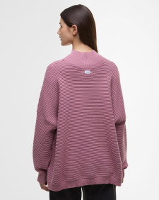 Kaia Funnel-Neck Jumper Raspberry