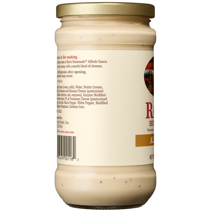 Alfredo Sauce, 15 oz - Left Image