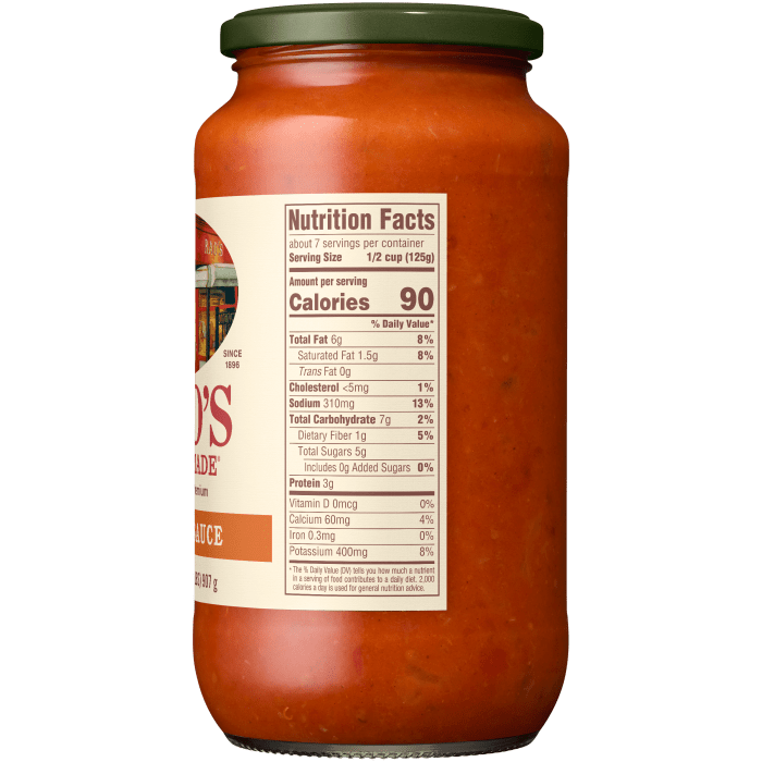 Vodka Sauce, 32 oz - Right Image