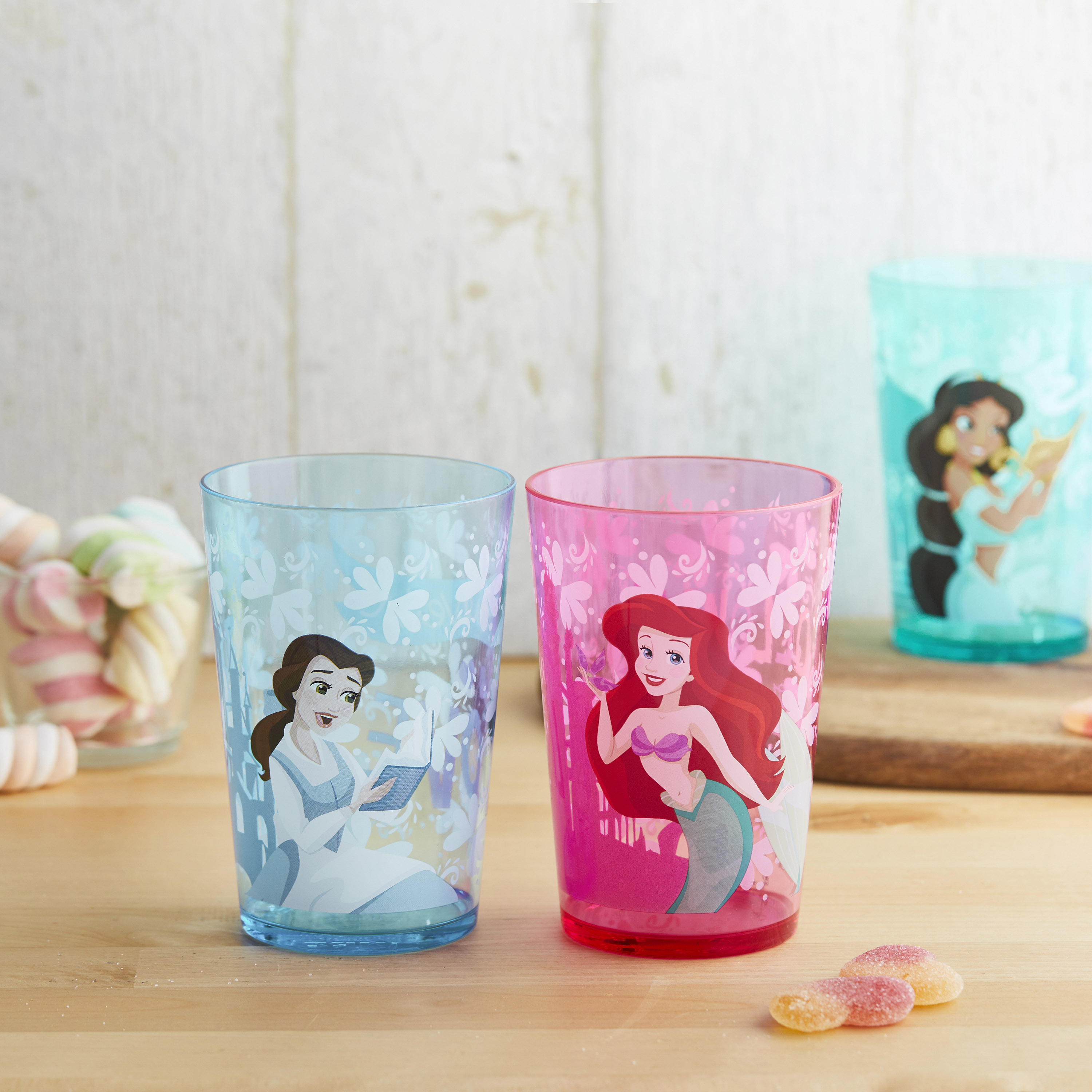 Disney Princess Tumbler, Princess Ariel and Friends, 4-piece set slideshow image 3 Disney Princess Tumbler, Princess Ariel and Friends, 4-piece set slideshow image 3