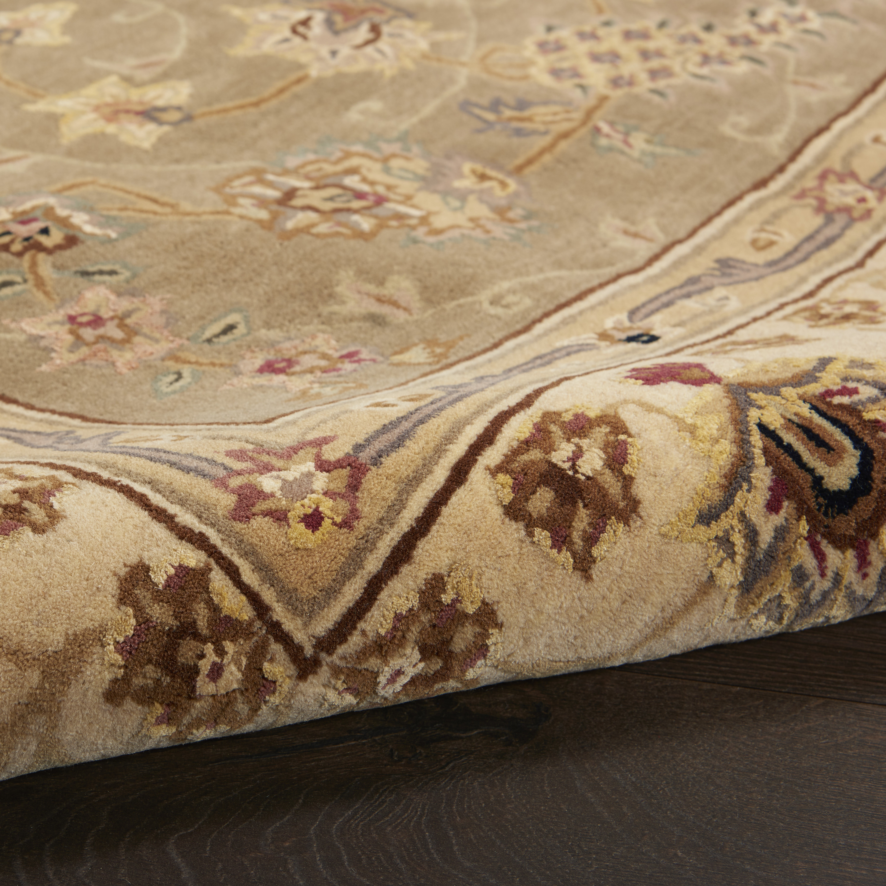 Nourison Nourison 2000 5'6" x 8'6" Olive Traditional Indoor Rug