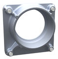 3 Inch Hub With Stainless Steel Mounting Screws