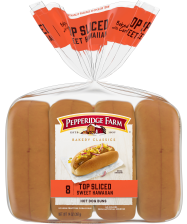 Pepperidge Farm® Sweet & Soft Hot Dog Buns Top Sliced