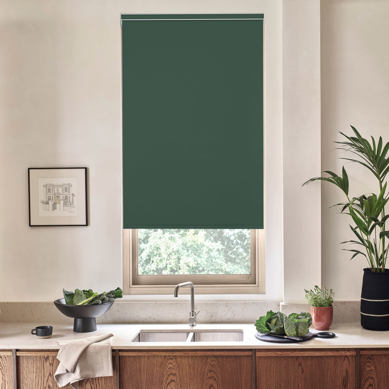 Acacia Blackout Pine Roller Blind