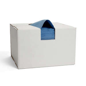 Bro-Tex, 2 ply, 12.00"x13.00", Spunlace, General Purpose Wipers, Blue