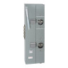 Branch unit EZ Meter-Pak 400A 2 sockets 208Y/120VAC lever bypass ringless 1200A busbar