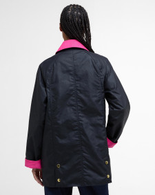 Icons Modern Beadnell Waxed Jacket Navy/Classic