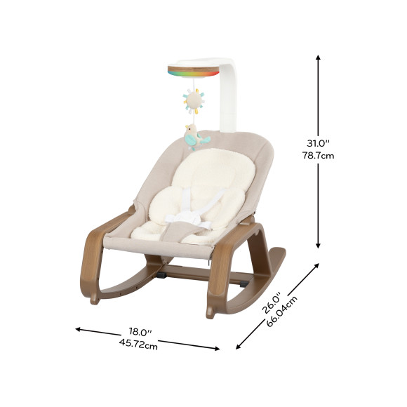 Lyra 2-in-1 Infant to Toddler Rocker Specifications