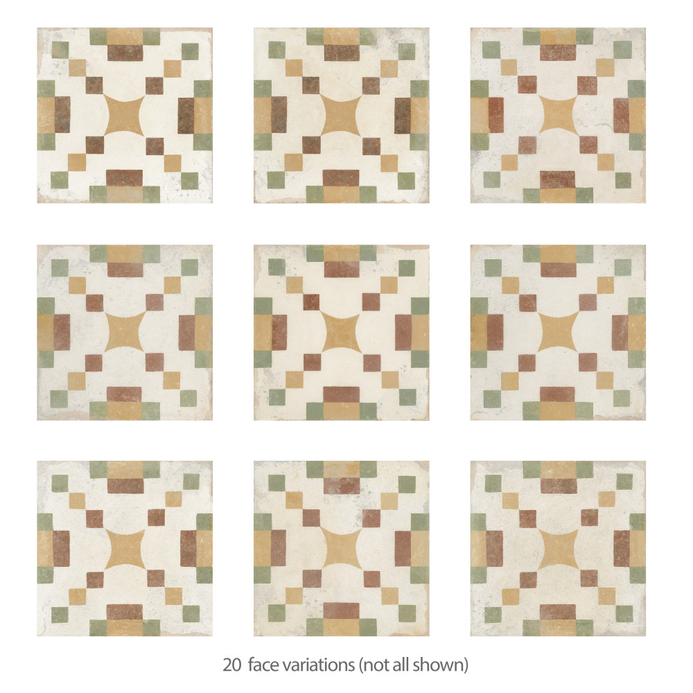 Kings Valentia Campanar 8-3/4 in. x 8-3/4 in. Porcelain Floor and Wall Tile