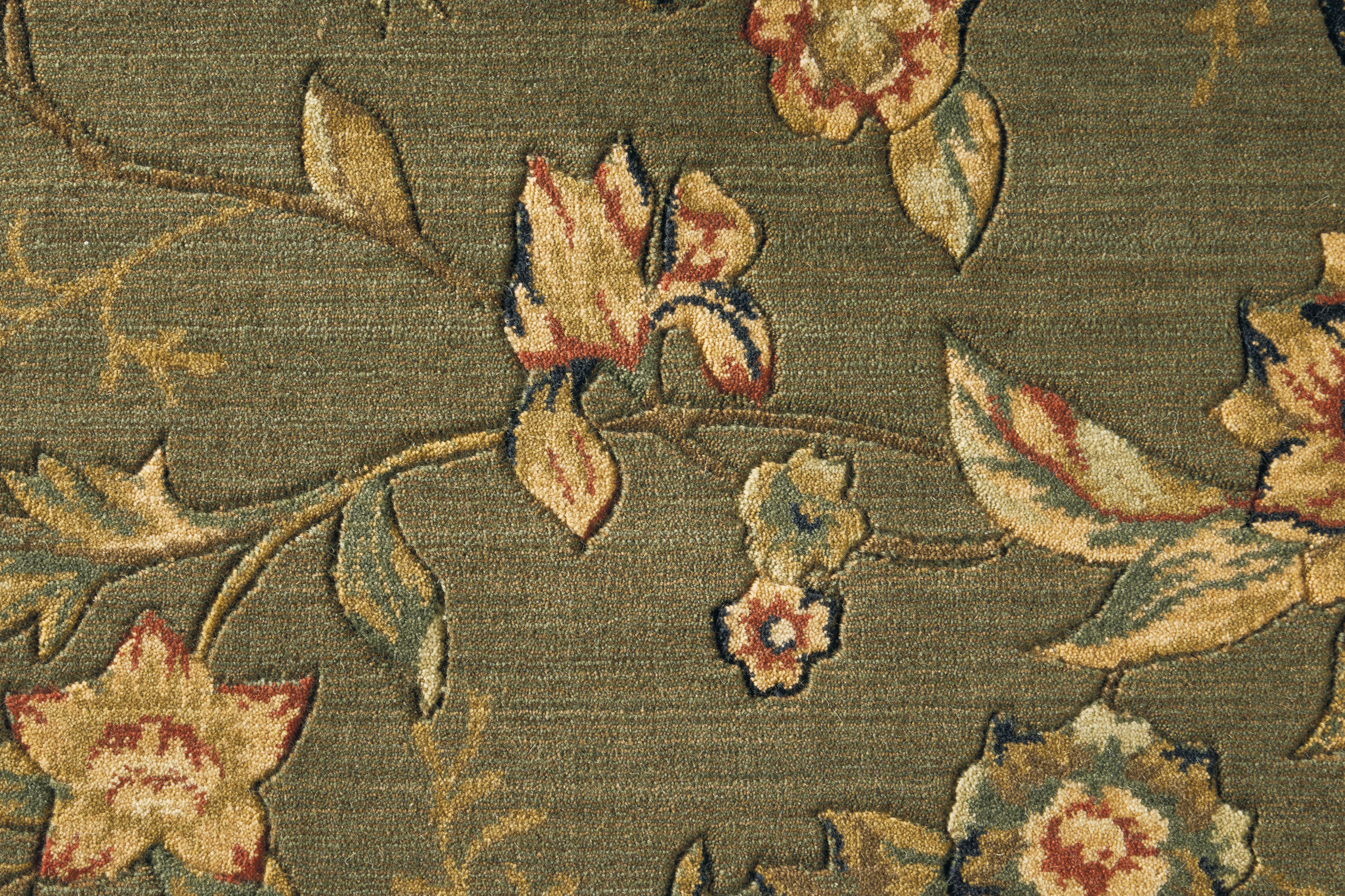 GRAND PARTERRE GRAND FLORA VA01 OLIVE BROADLOOM