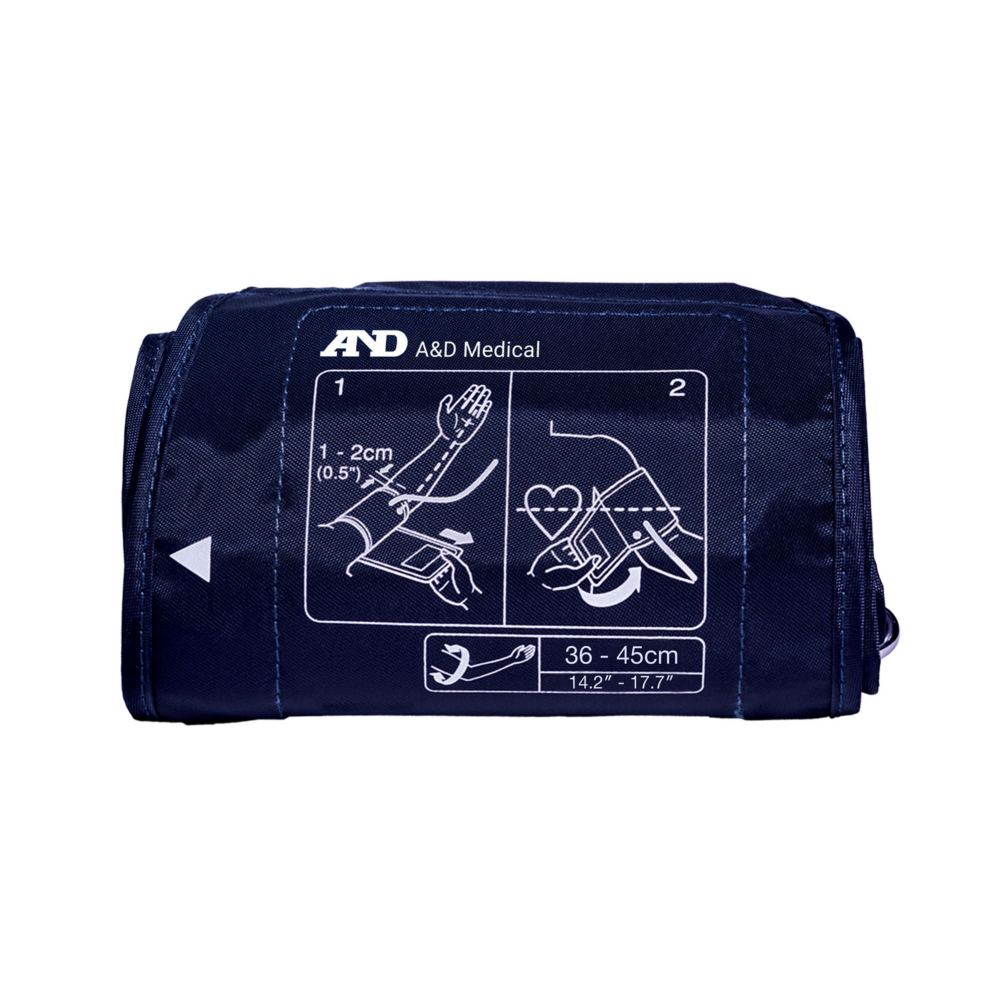Reusable Blood Pressure Cuff Accufit® 36 to 45 cm Arm Nylon Cuff Large Cuff