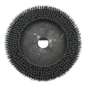 Hillyard, 15", Abrasive Disc Brush, 80 Grit Tynex, Gray