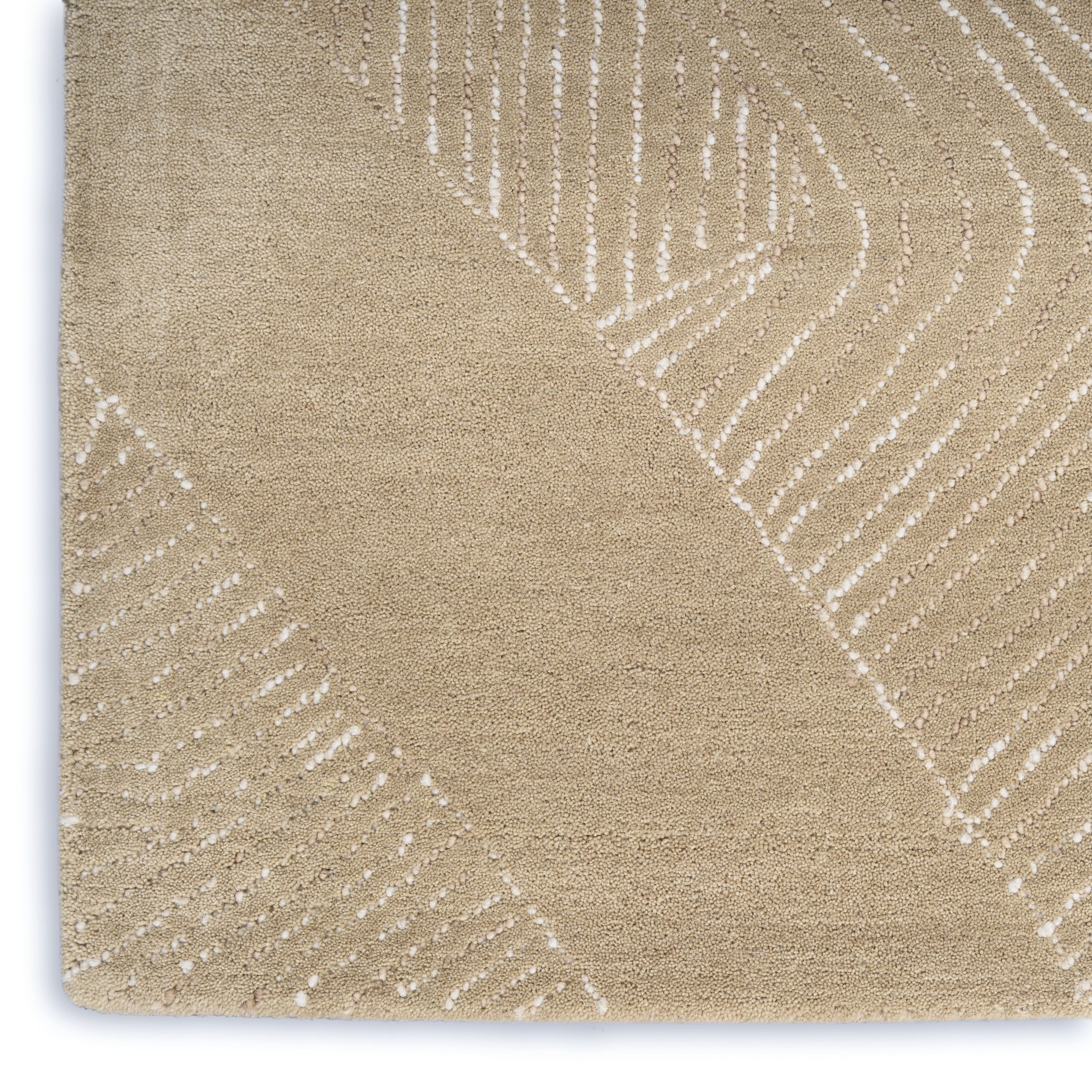 DKNY Pure Patterns 3'9" x 5'9" Camel Modern Indoor Rug