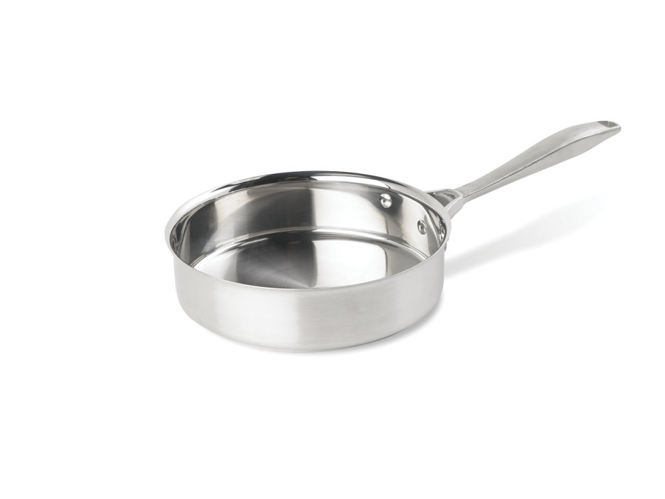 3-quart Intrigue® stainless steel sauté pan in mirror finish