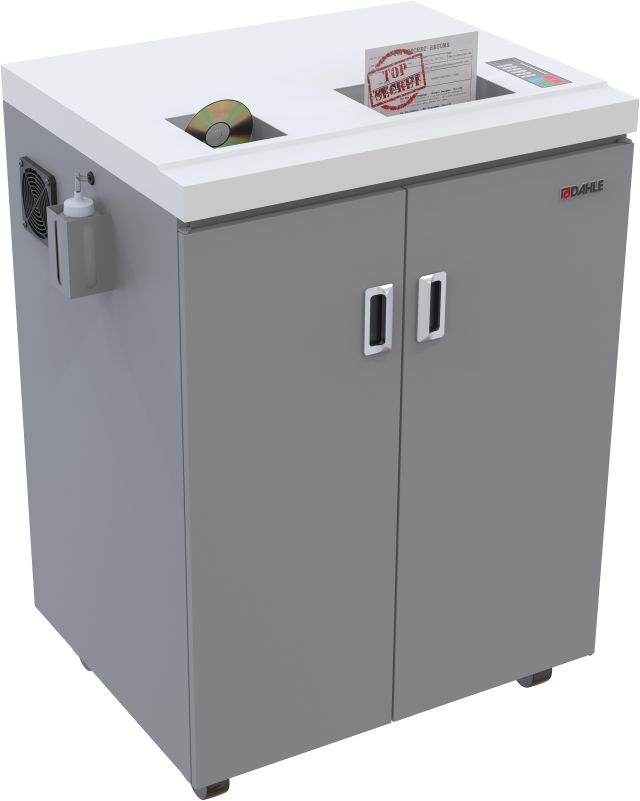 The PowerTEC® 747 CS High Security Combination Shredder is NSA approved for the top-secret destruction of paper, CDs/DVDs, and Blu-ray discs.