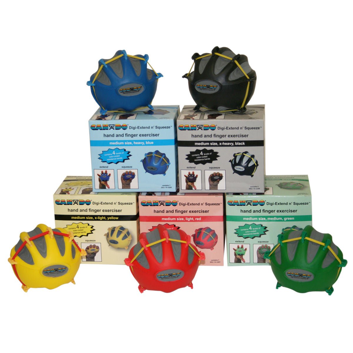Digi-Extend n' Squeeze® Finger / Hand Exerciser, Medium Resistance