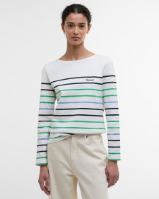 Hawkins Striped Long-Sleeved T-Shirt Cloud Stripe