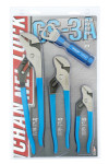 GS-3A 3pc Tongue & Groove Pliers Set with Bottle Opener
