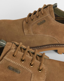Sandstone Derby Shoes Taupe Suede