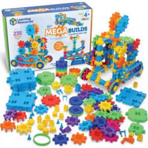 Gears! Gears! Gears!&reg; Mega Builds Construction Set, 235 Pieces