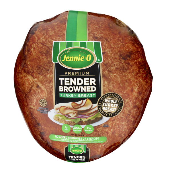 JENNIE-O(r) Premium Tender Browned Turkey Breast Pan Style, 2pc . C1CB - Front Center Inner Pack (Hi Res)