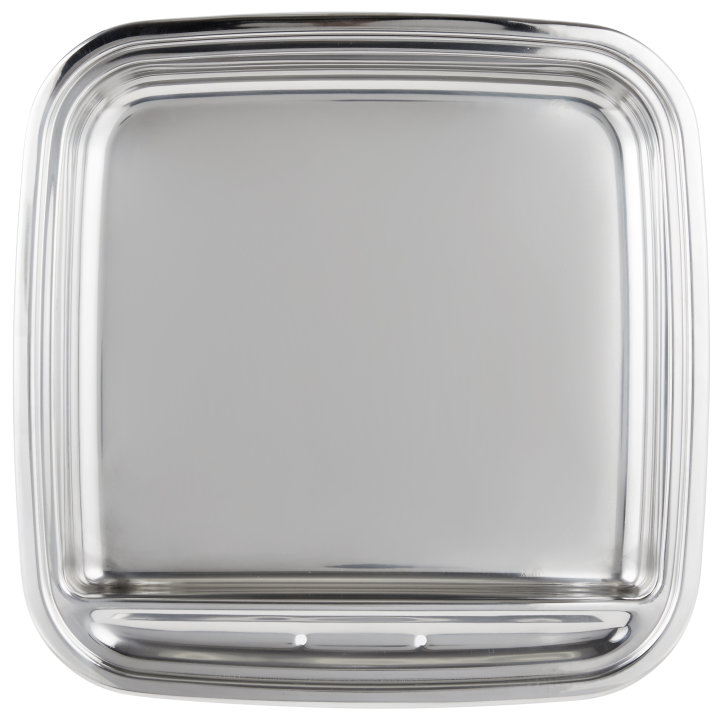 6-quart replacement stainless steel food pan for Intrigue® square induction chafer