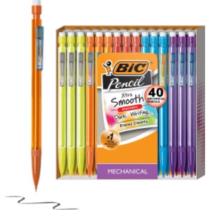 Mechanical Pencil Xtra Life, Assorted Colors, 40 Count