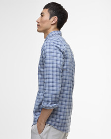 Hawks Regular Long-Sleeved Oxford Shirt Washed Blue