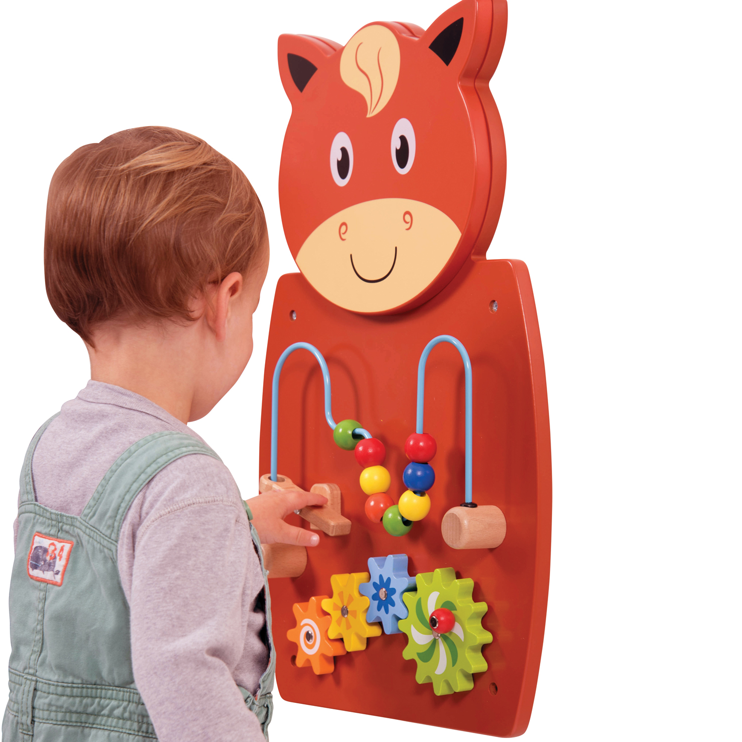Learning Advantage Horse Activity Wall Panel - Toddler Activity Center image number null