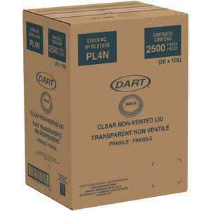 Dart, SOLO Portion/Soufflé Cup Lids, Fits 3.25 Oz To 9 Oz Cups, Clear