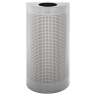 Rubbermaid Commercial, Open Top, 12 gal, Perforated, Stainless Steel, Half Round, Receptacle