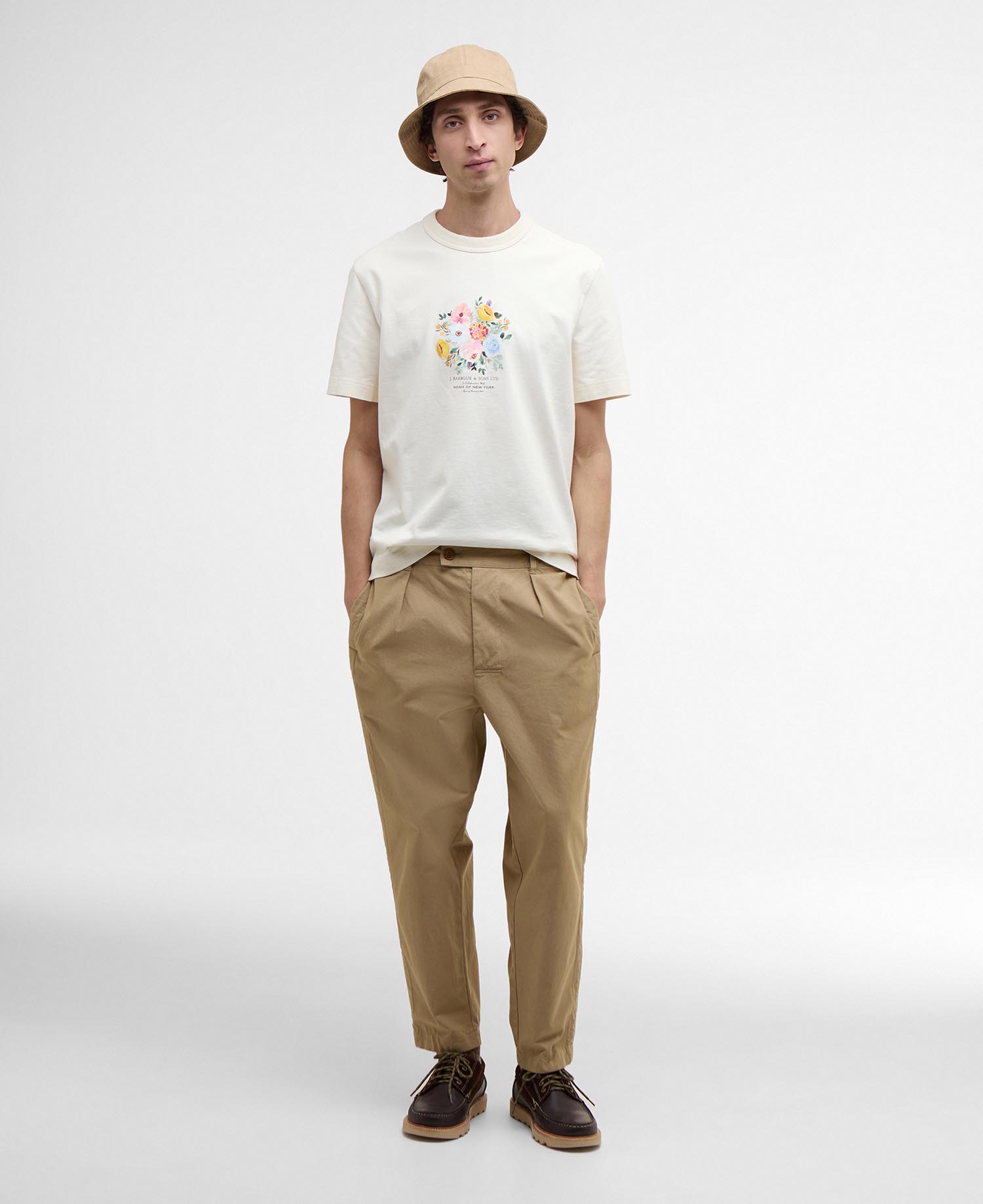 Barbour x NOAH T-Shirt Floral image number 1