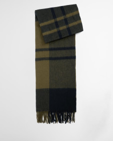 Sciarpa con motivo tartan in lana d’agnello Maxine 