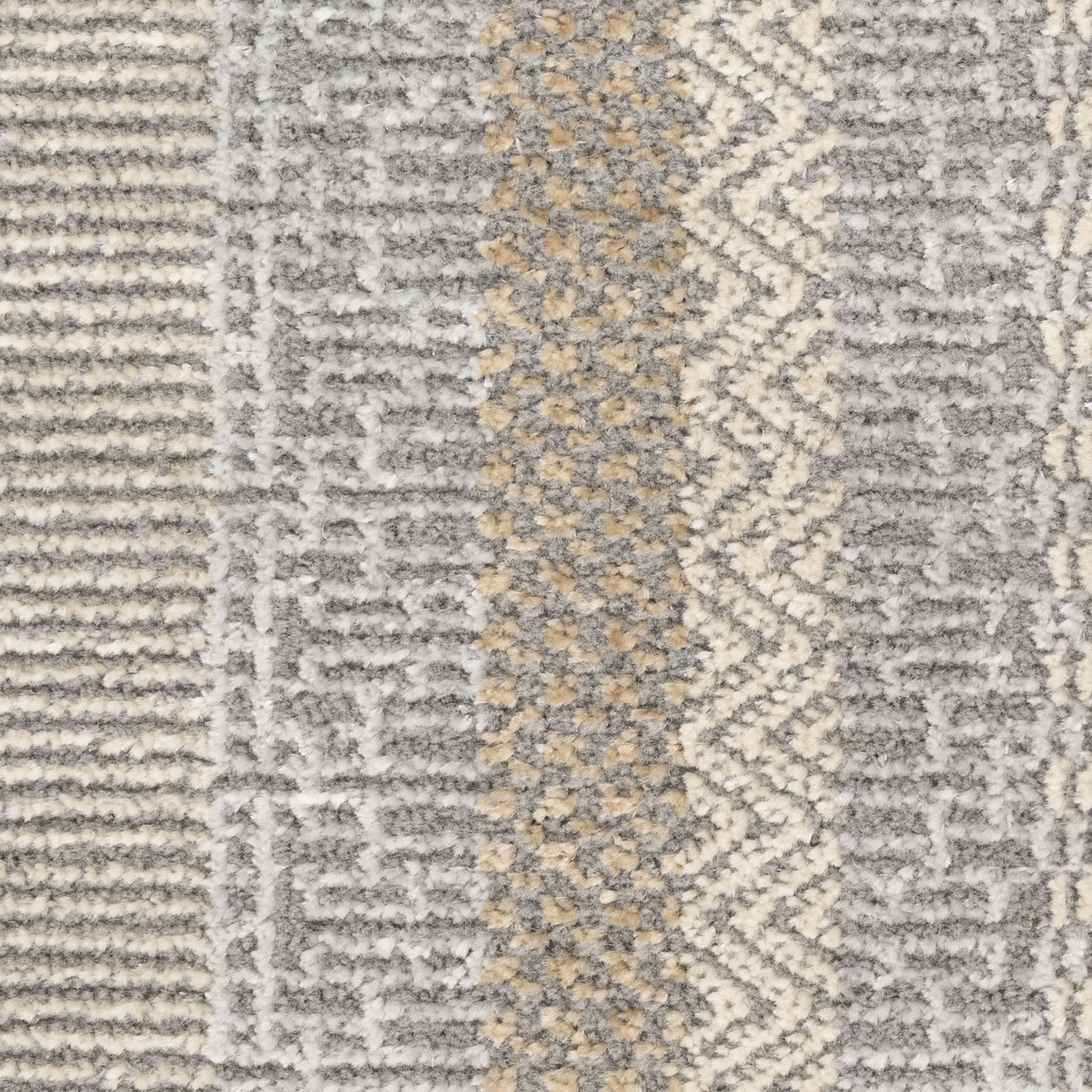Nourison Nordic 8' x 10' Grey Multicolor Modern Indoor Rug
