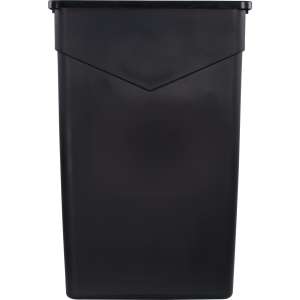Carlisle, TrimLine, 23 gal, Polyethylene, Black, Square, Receptacle