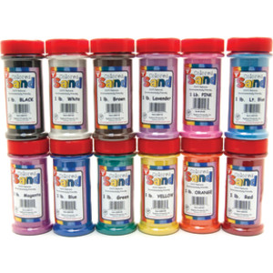 Bucket O' Sand, Assorted Colors, 12 Packs
