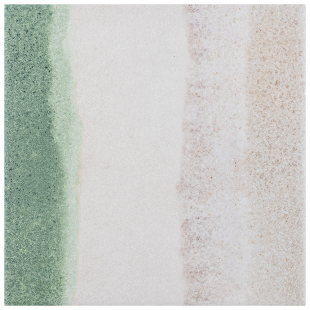 Matter Canvas Bone Green 6 in. x 6 in. Porcelain Floor and Wall Tile